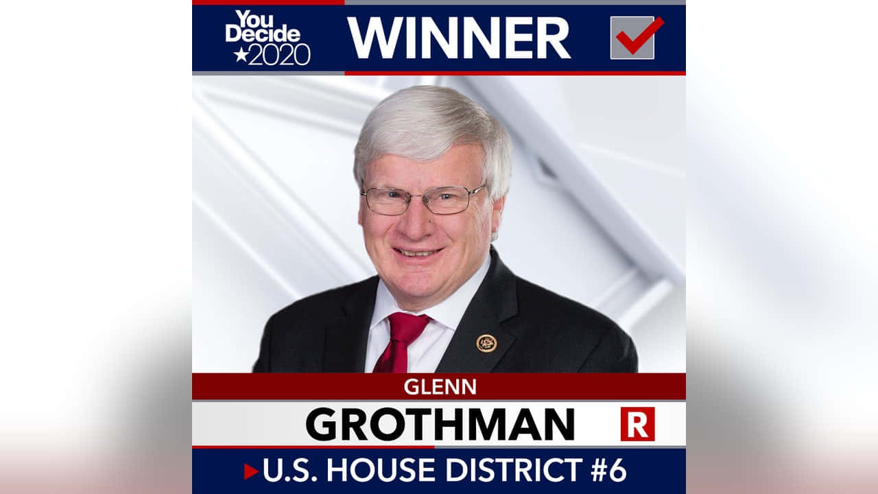 Glenn Grothman Winner2020 Election Graphic Wallpaper