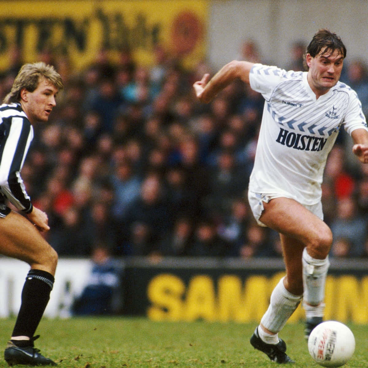 Glenn Hoddle Intense Football Game Wallpaper