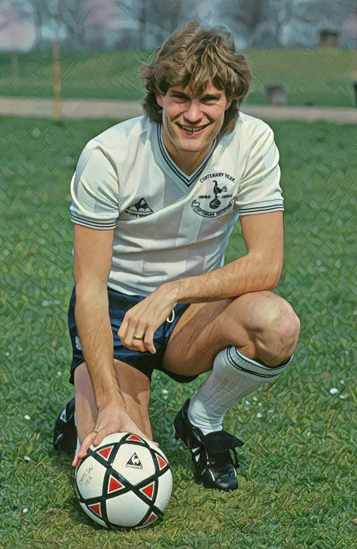 Glenn Hoddle Young Football Career Wallpaper