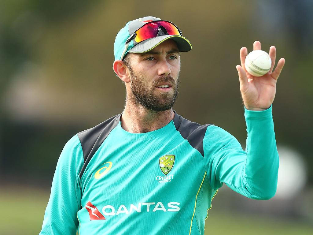 Glenn Maxwell Cricket Ball Wallpaper