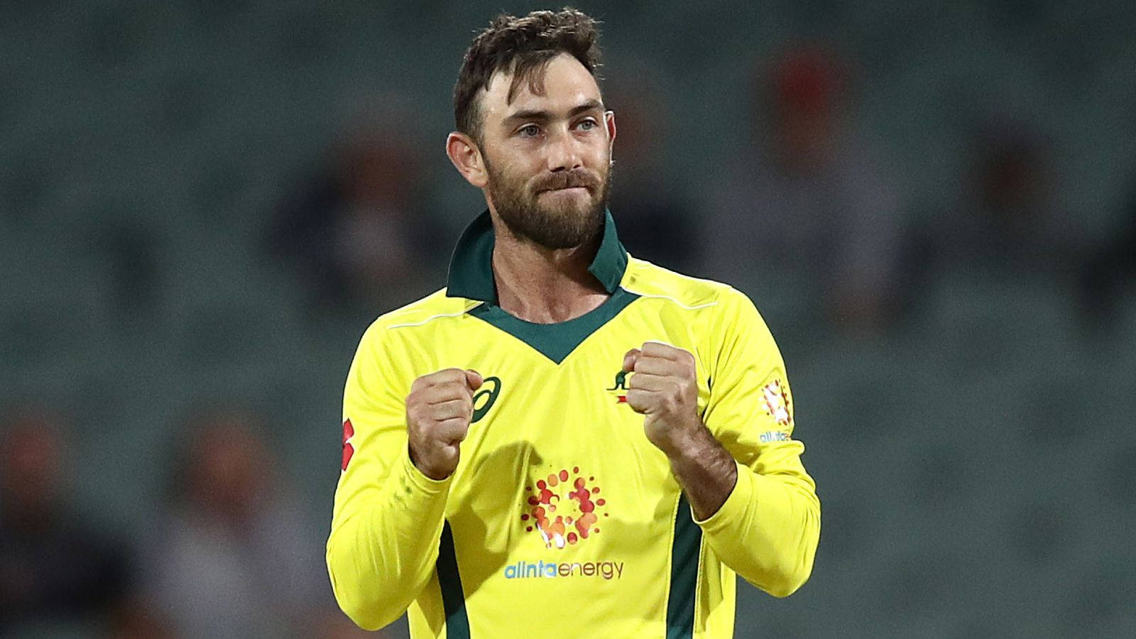 Glenn Maxwell Determined Cricketer Wallpaper