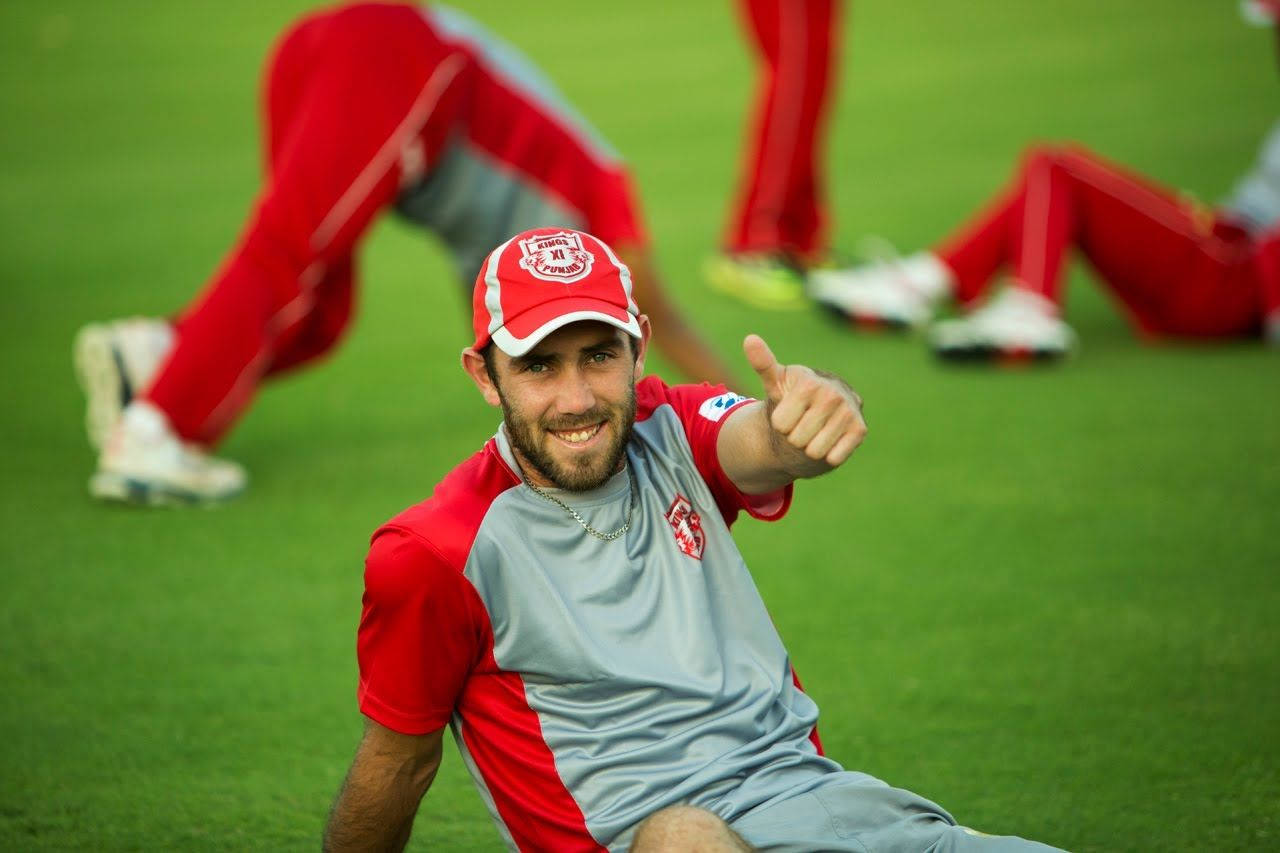 Glenn Maxwell Happy Cricketer Wallpaper