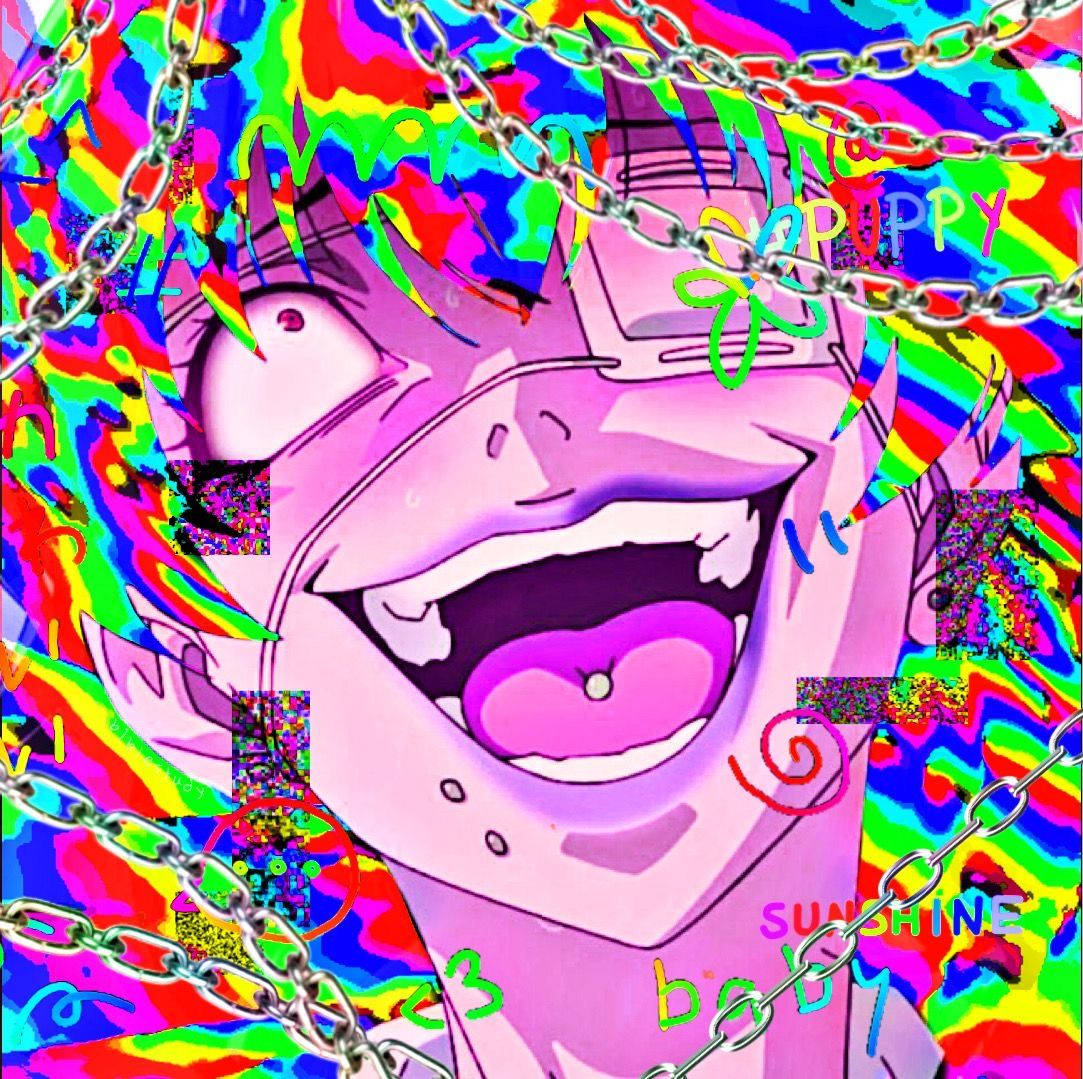 Glitchcore Midari Wallpaper