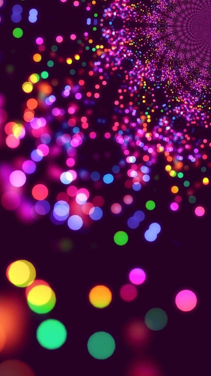 Glitter Bokeh Galaxy Wallpaper