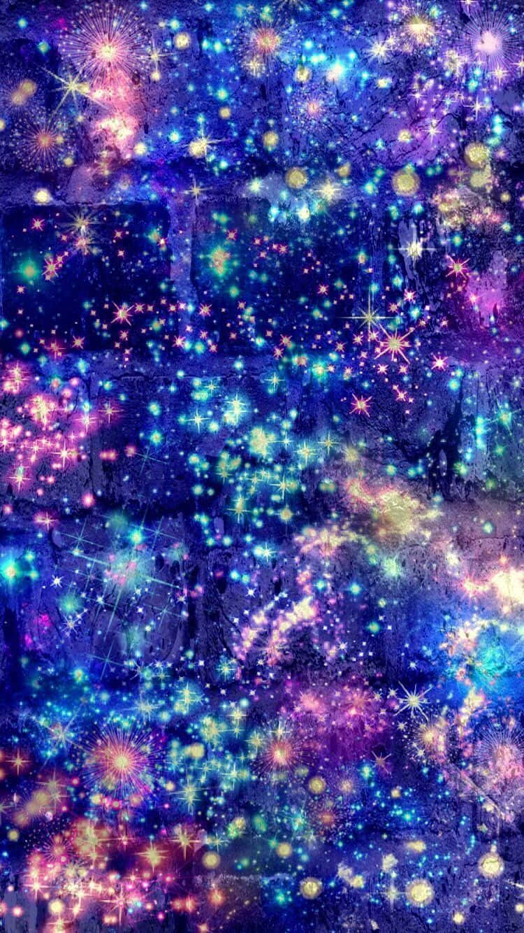 Glitter Galaxy Universe Wallpaper