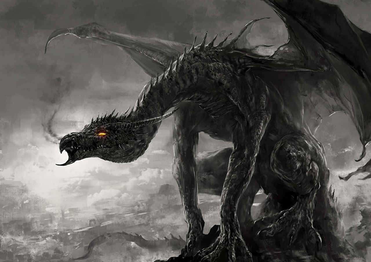 Gloomy_ Dragon_ Reign Wallpaper