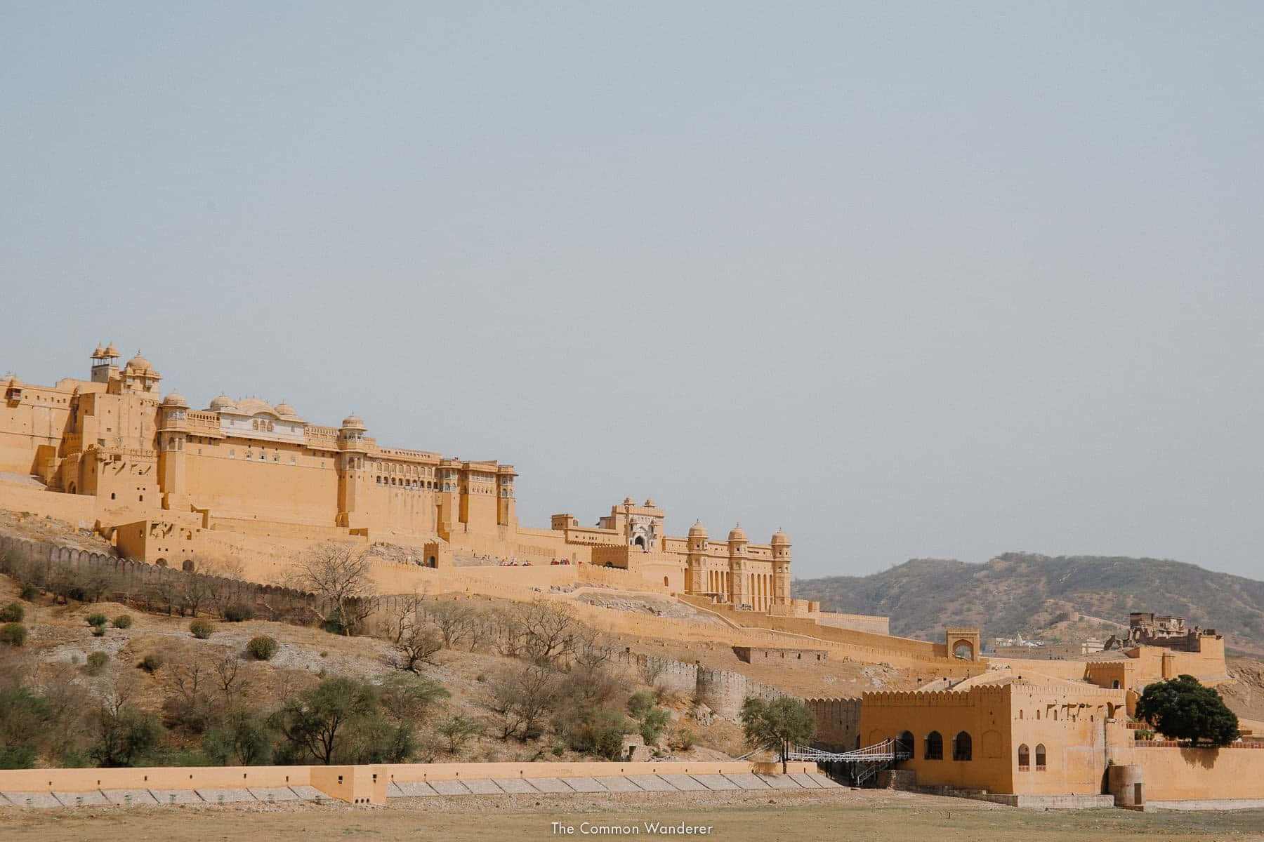 Gloomy Sky In Amer Fort Wallpaper