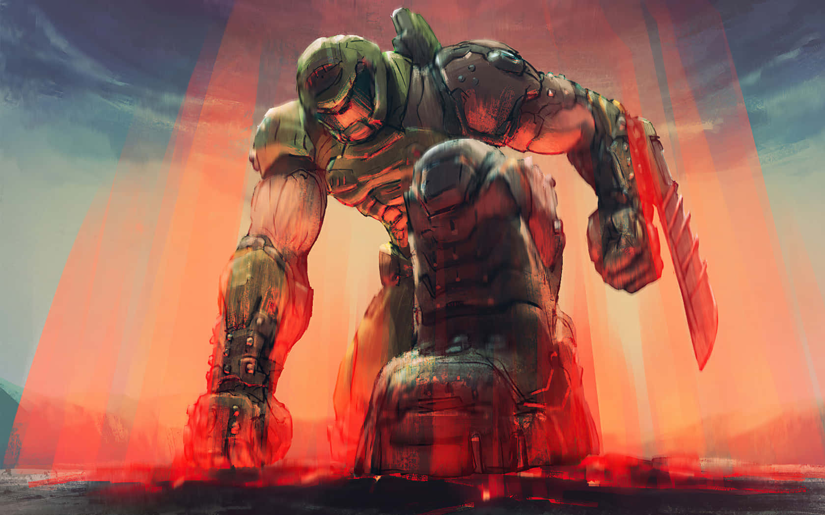 Glory To The Doom Slayer Wallpaper