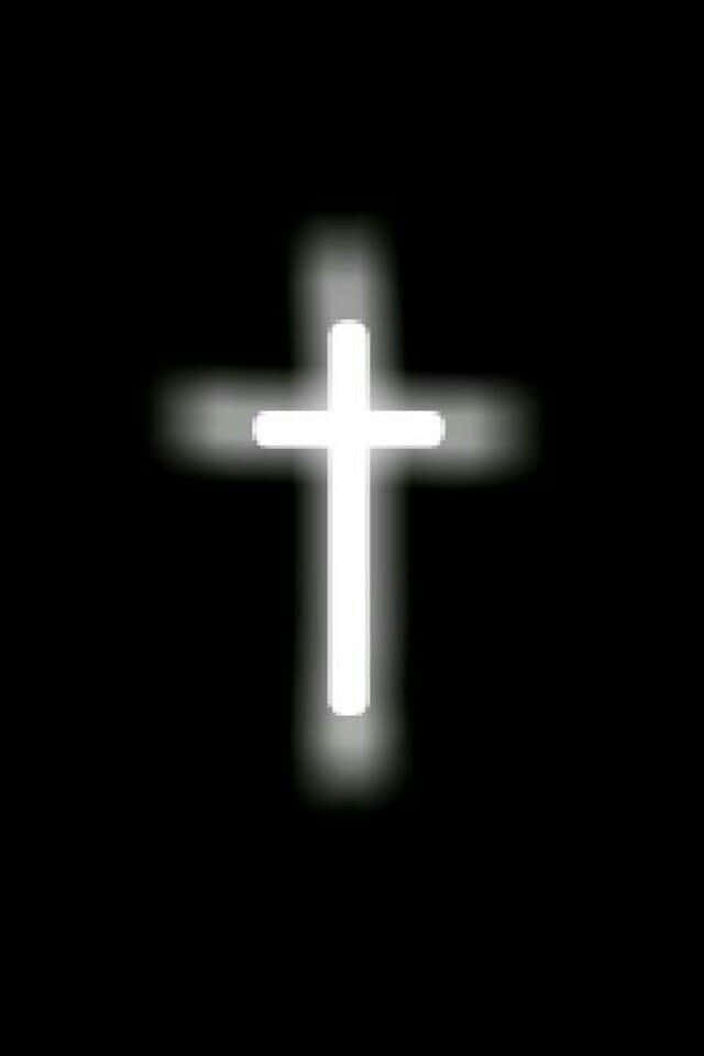 Glowing Orthodox Cross Wallpaper