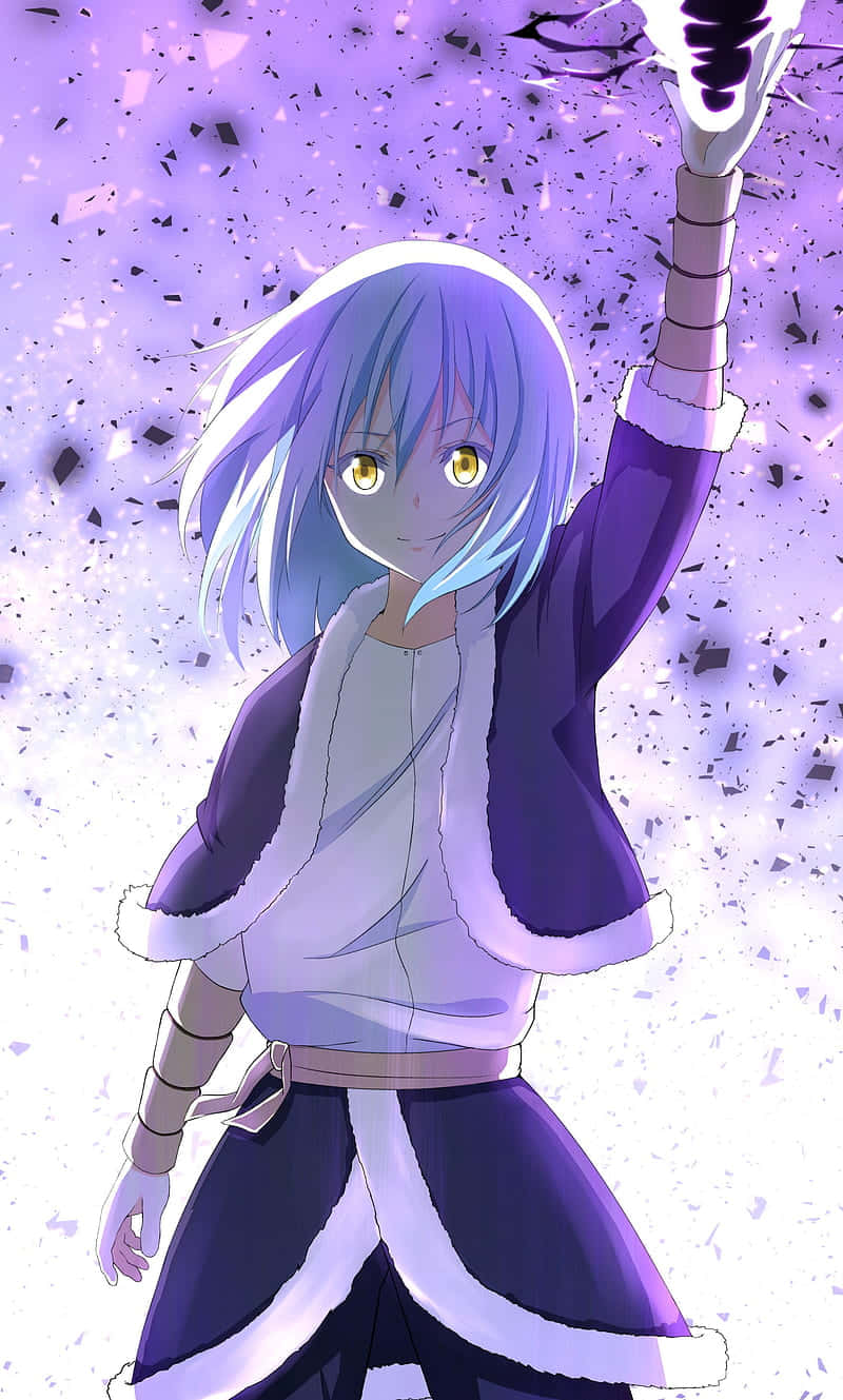 Glowing Purple Rimuru Pfp Wallpaper