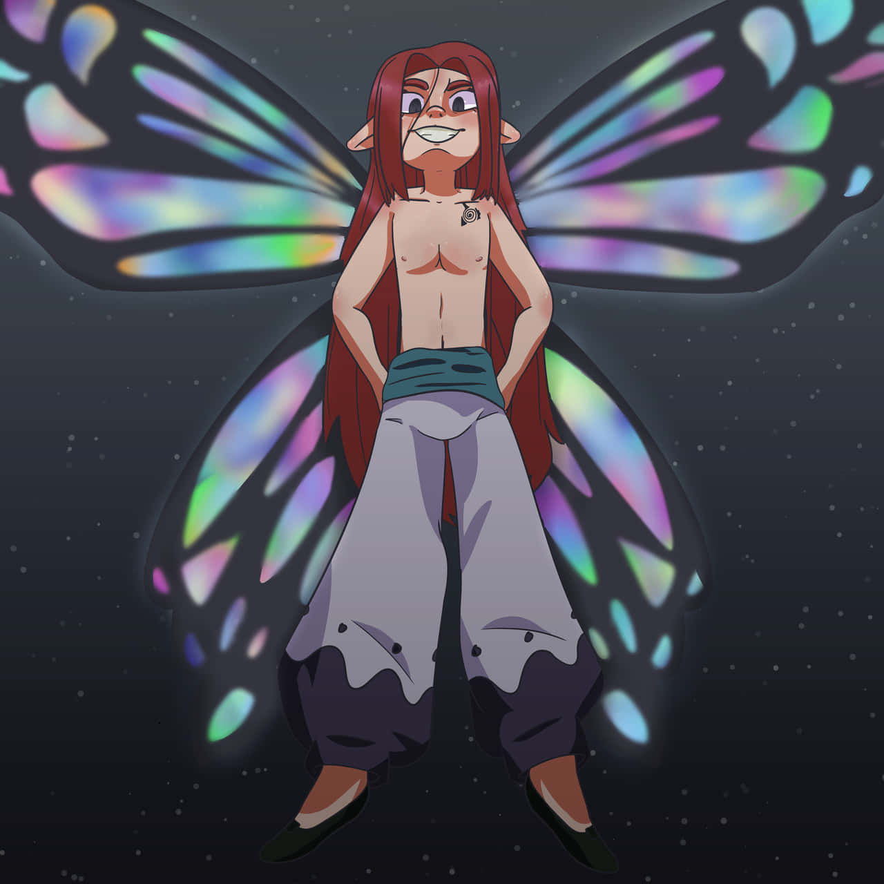 Gloxinia Fairy King Illustration Wallpaper