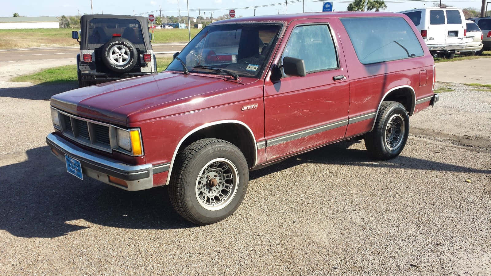 Gmc Jimmy In Its Natural Environment Wallpaper