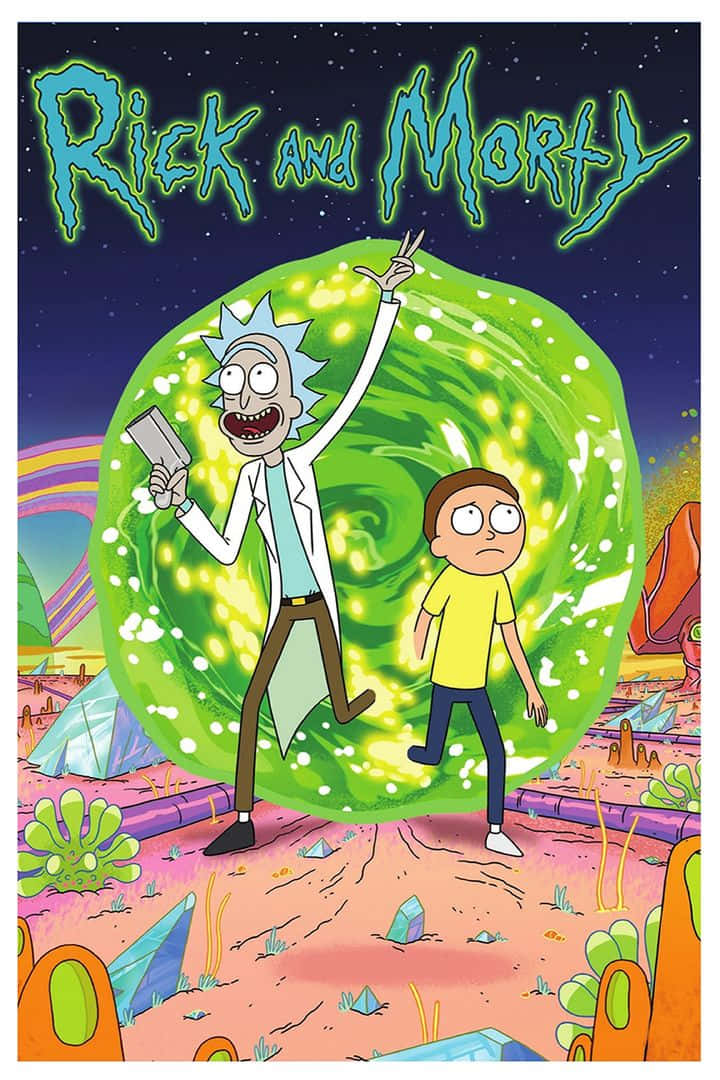 Go On An Intergalactic Adventure Through The Portal With Rick And Morty! Wallpaper