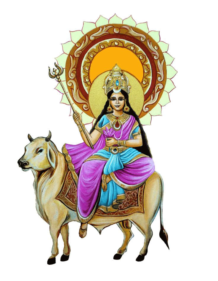 Goddess Shailputri Nav Durga Wallpaper