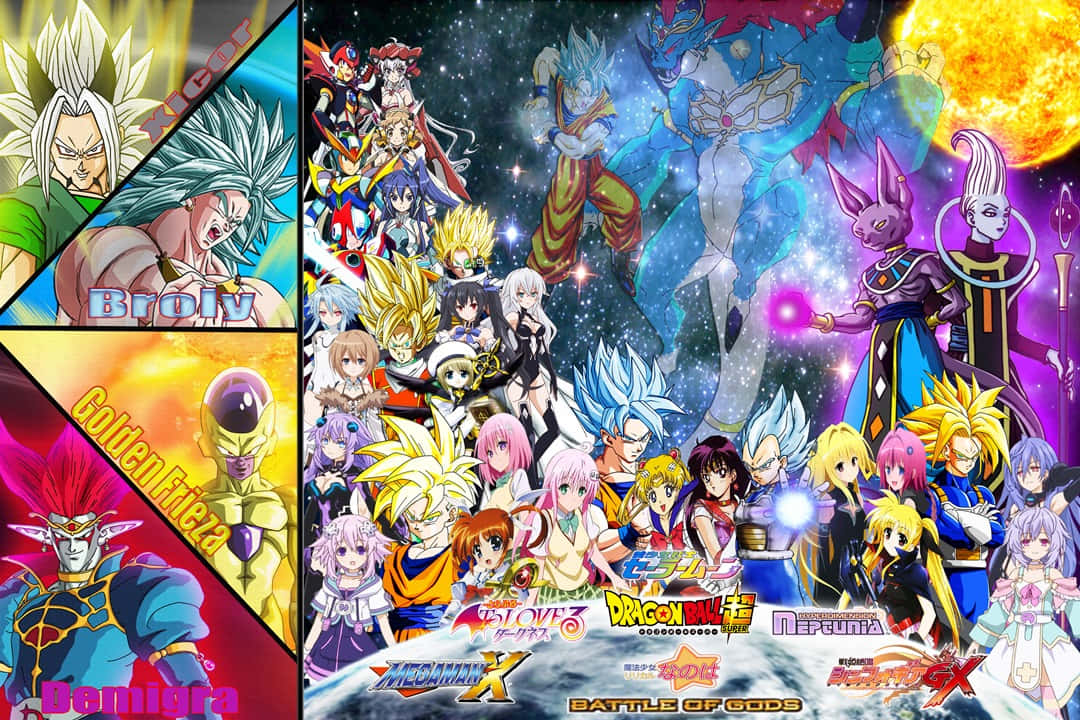 Gods Unite In The Epic Battle Of Gods Wallpaper