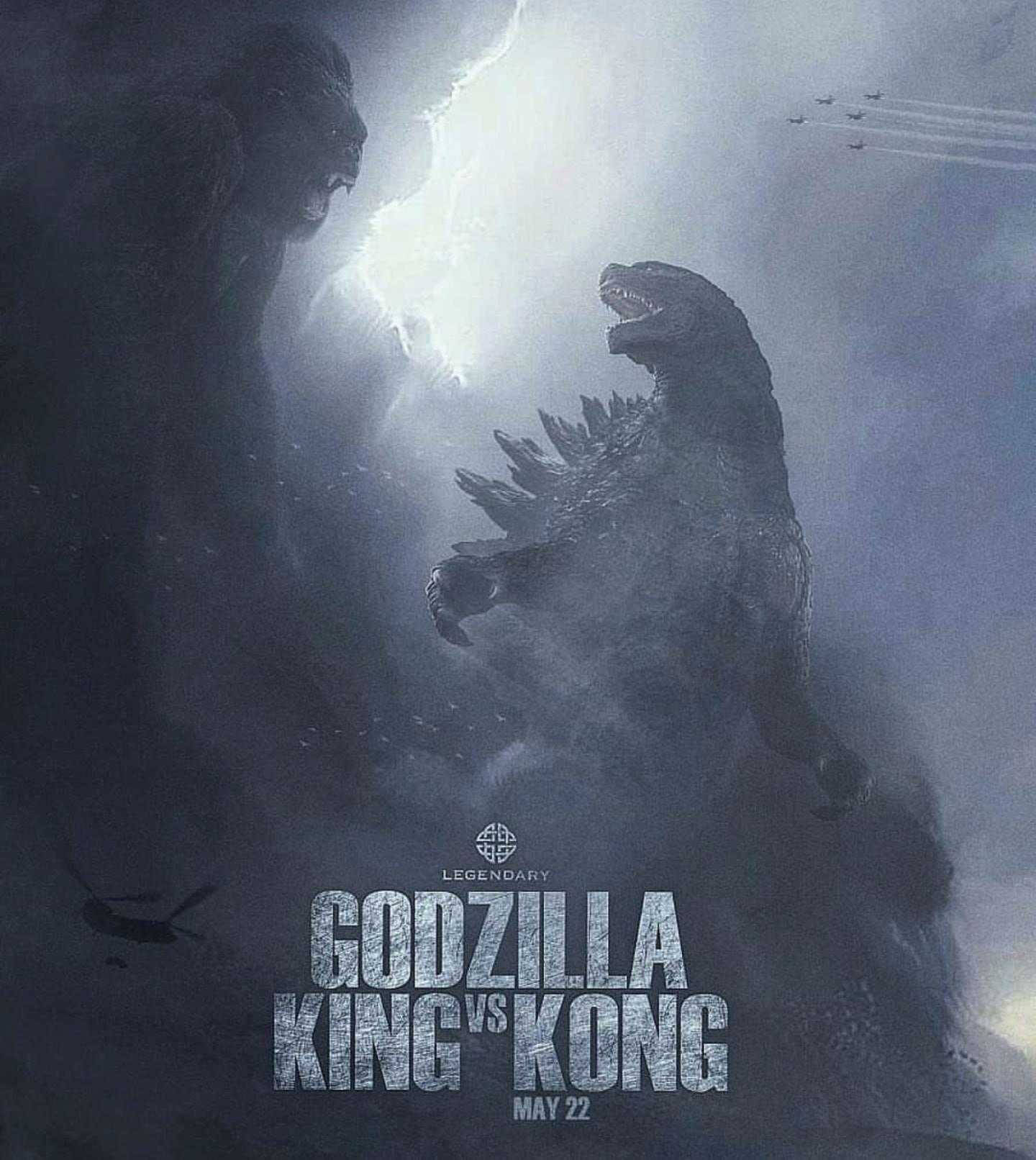 Godzilla King Kong Poster Wallpaper