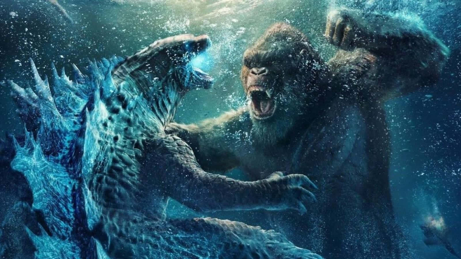 Godzillavs Kong Epic Battle Wallpaper