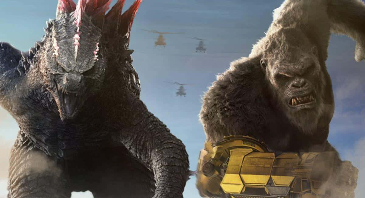 Godzillavs Kong Epic Showdown Wallpaper