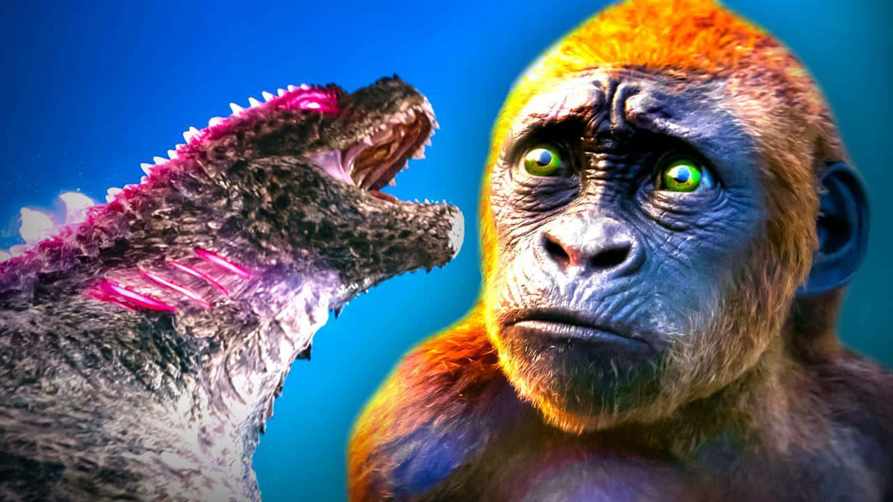 Godzillavs Kong Standoff Wallpaper