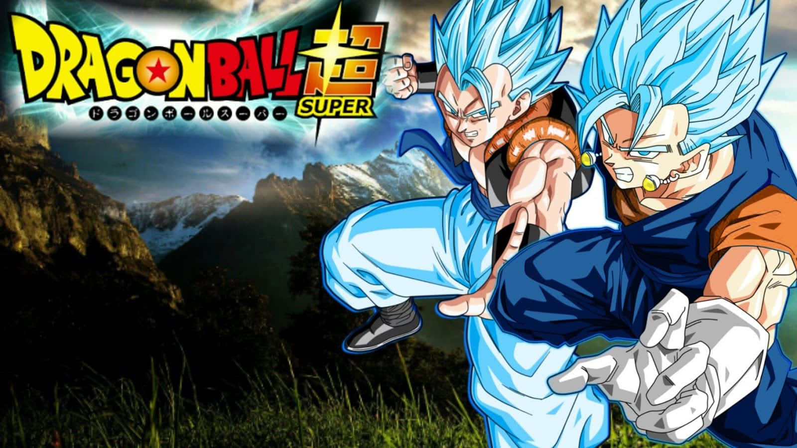 Gogeta And Vegito, The Two Legendary Super Saiyans Of Dragon Ball Z Wallpaper