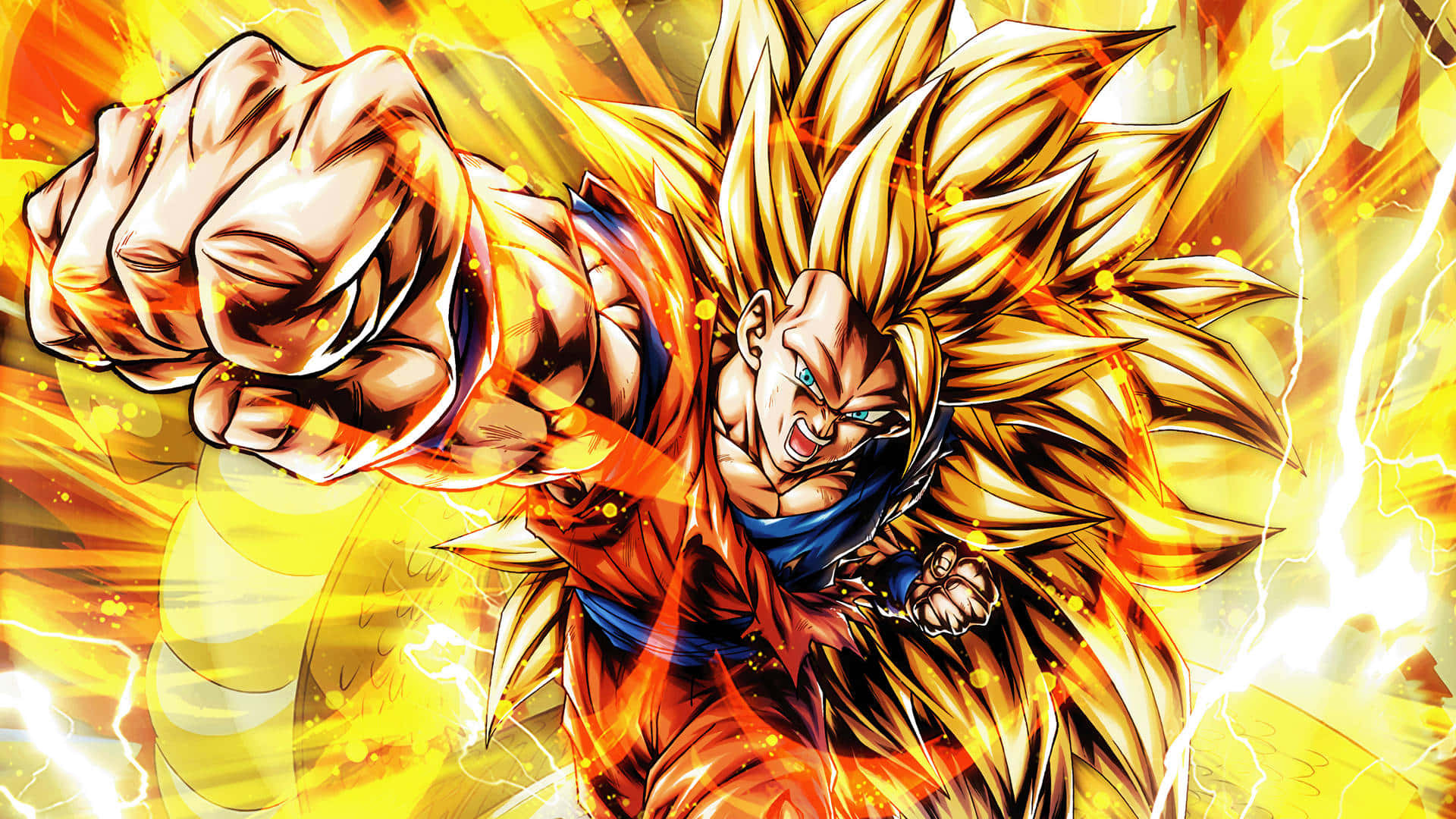 Goku Ascends To Super Saiyan 3 Wallpaper