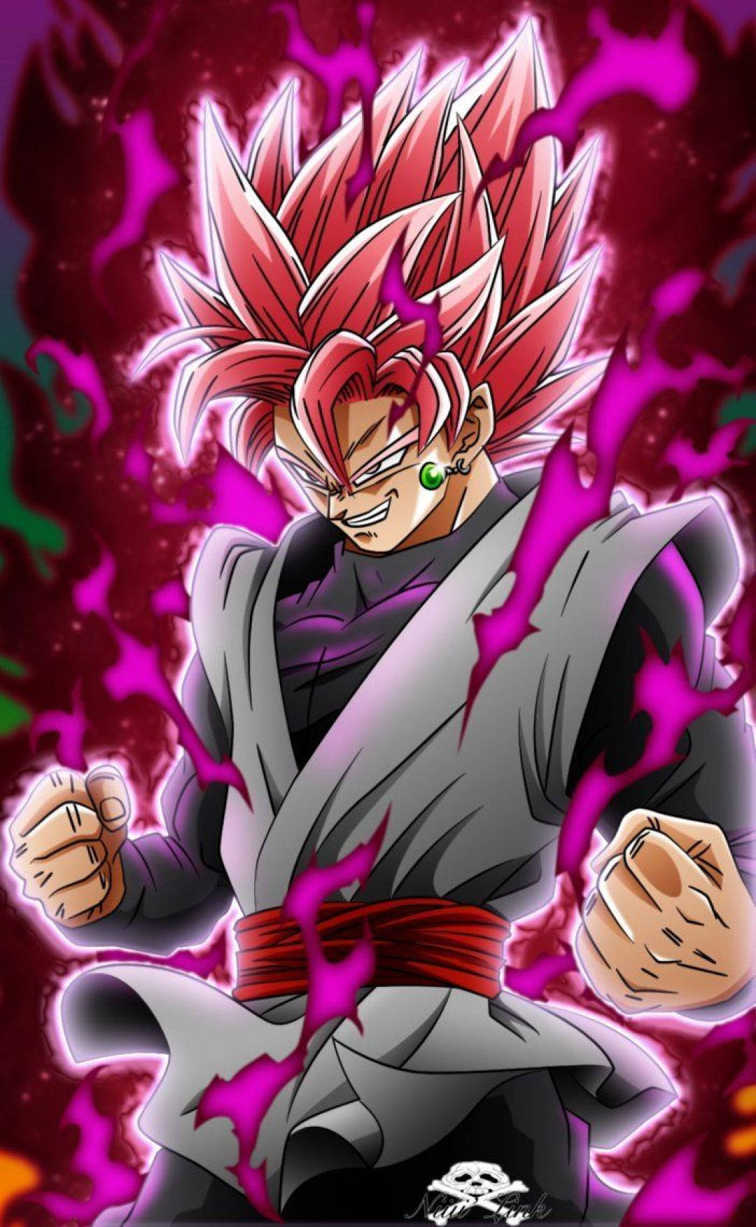 Goku Black For Iphone Wallpaper