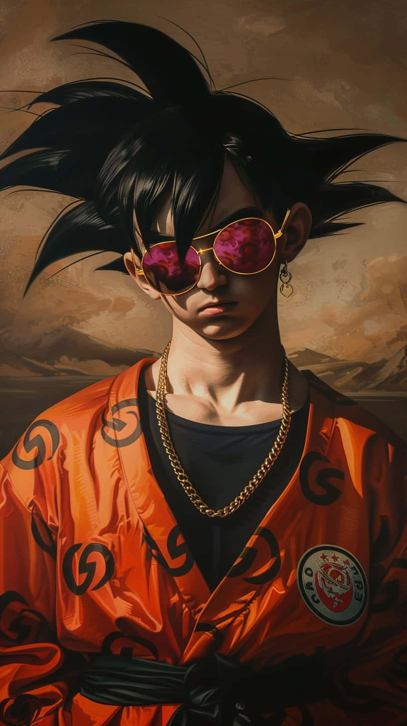 Goku Gucci Fusion Art Wallpaper