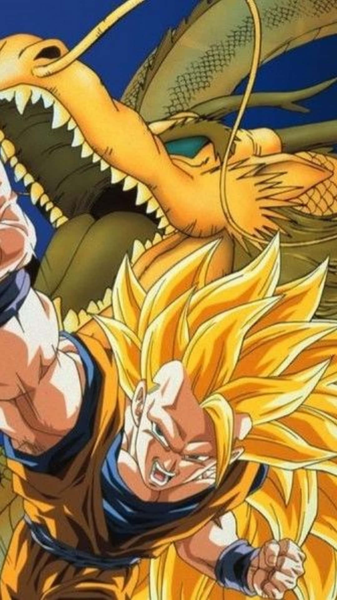 Goku Transforms Into Super Saiyan 3 Wallpaper