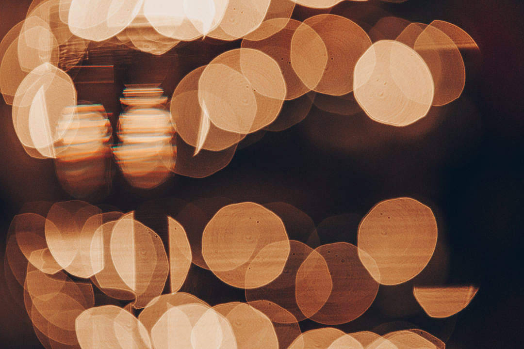 Gold Bokeh Lights 1080p Hd Desktop Wallpaper