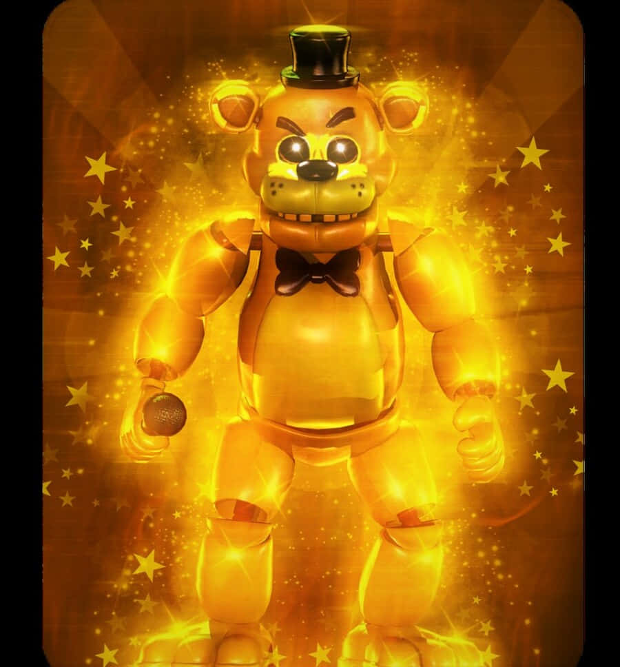 Golden Freddy Unleashed Wallpaper