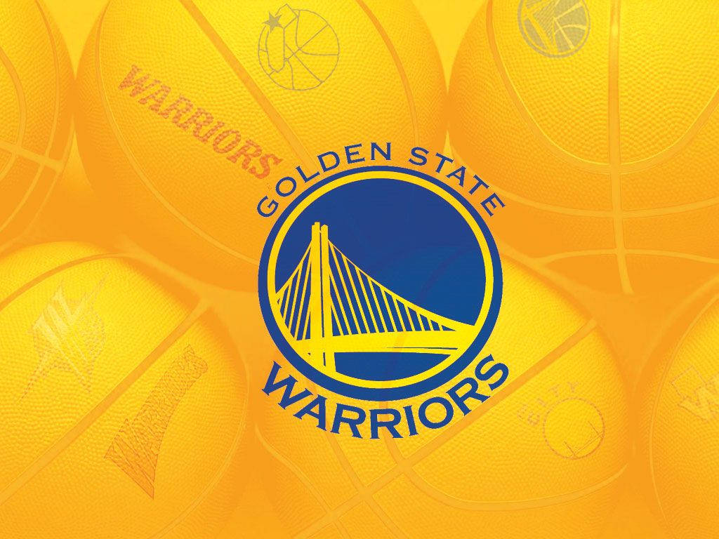 Golden State Warriors Yellow Visual Poster Wallpaper