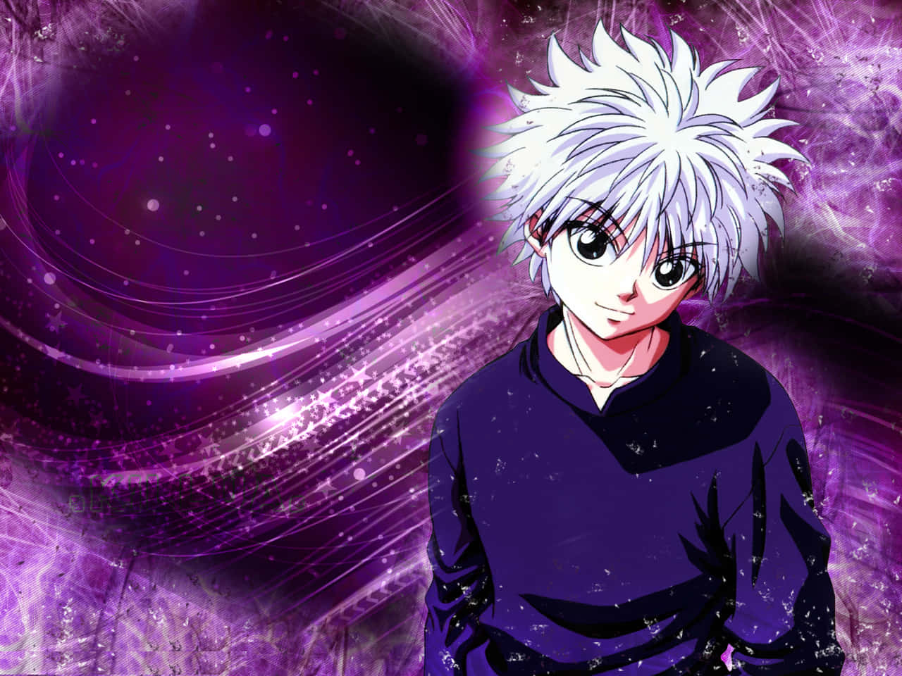 “gon And Killua Enjoying Some Quality Time Together” Wallpaper