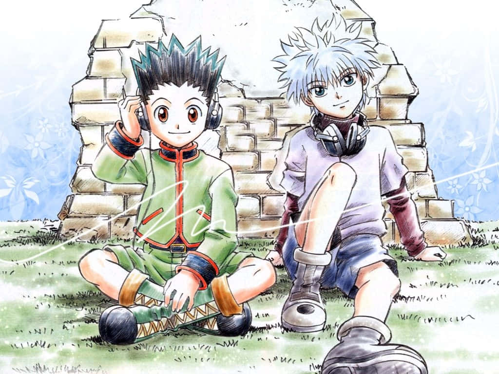 Gon Freecss And Killua Zoldyck, Best Friends And Hunters On A Journey To Gain Strength Wallpaper