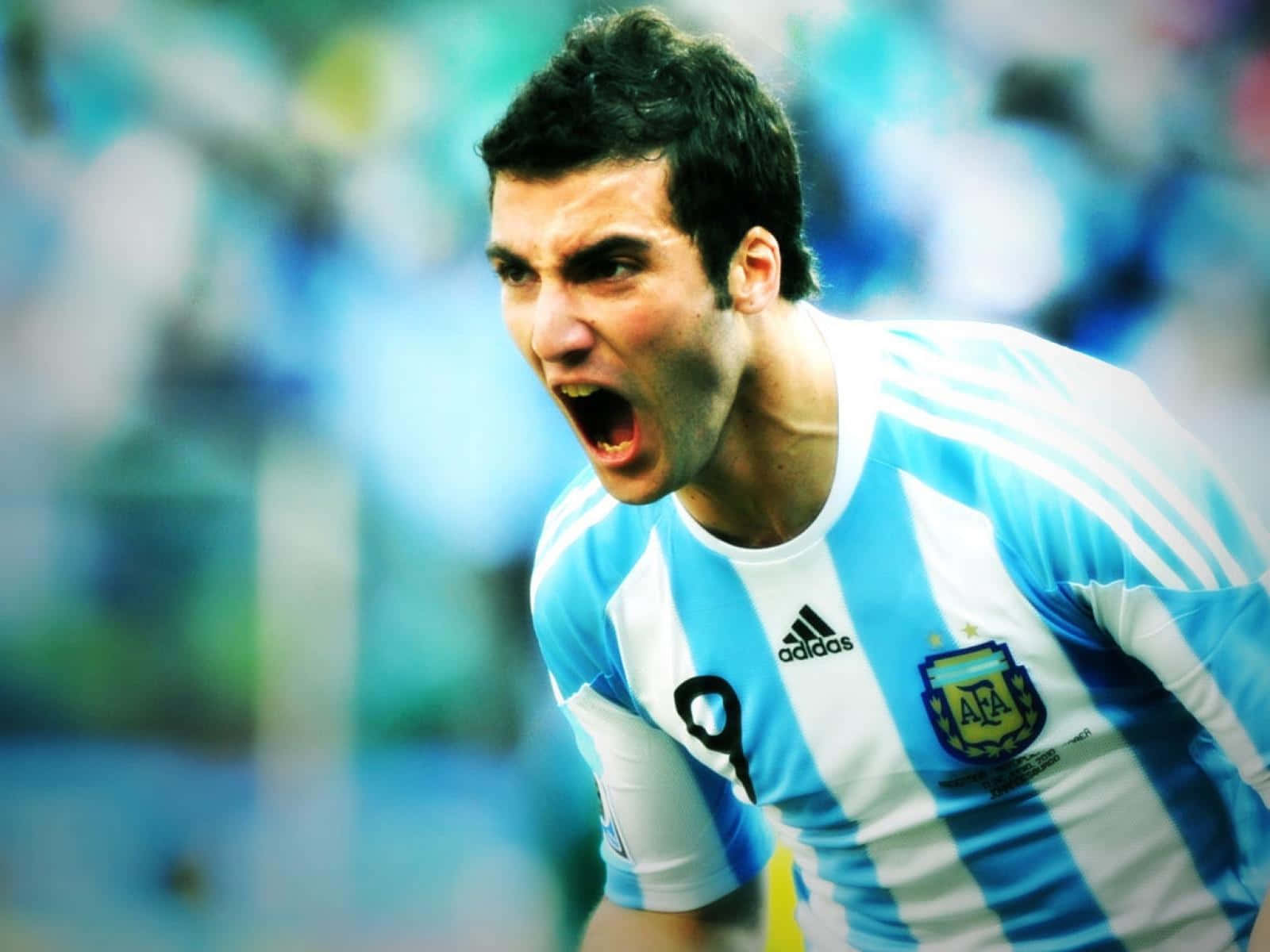 Gonzalo Higuain Argentina Vs. South Korea Wallpaper