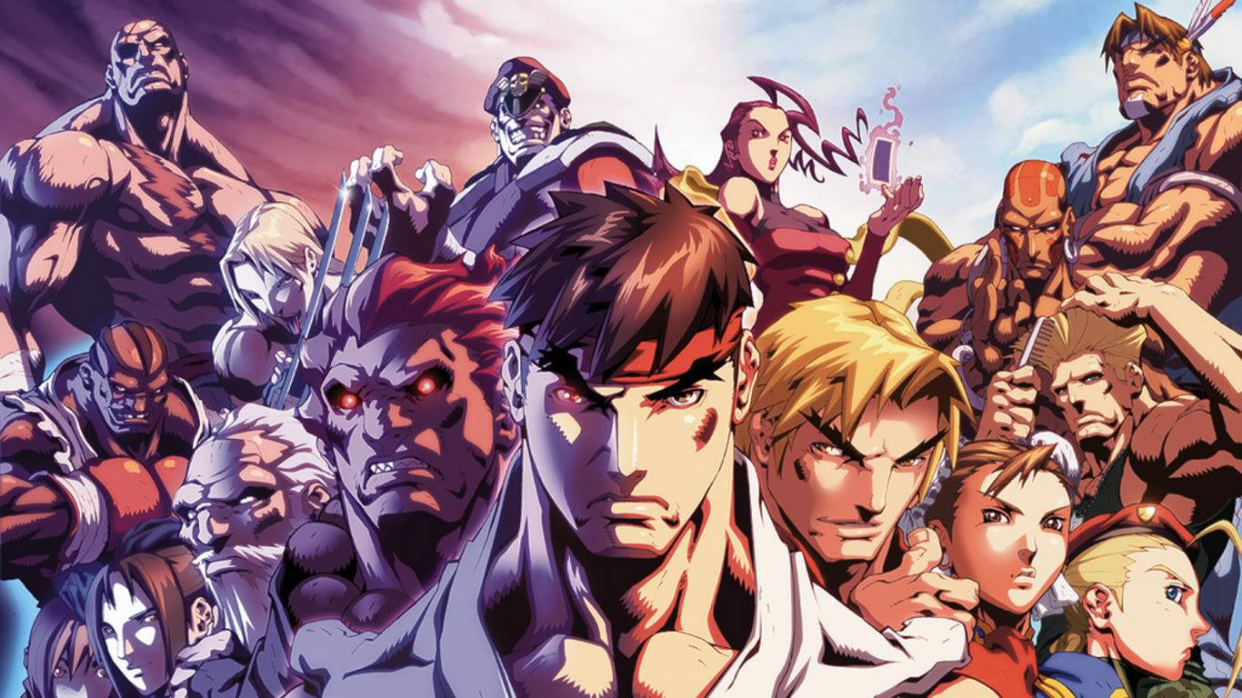 Good And Evil Street Fighter Desktop Wallpaper