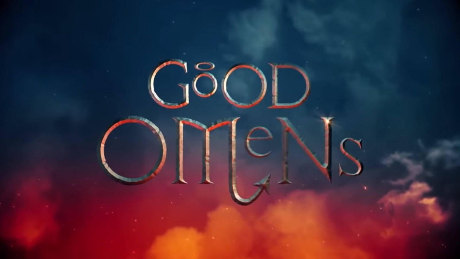 Good Omens Title Card Wallpaper