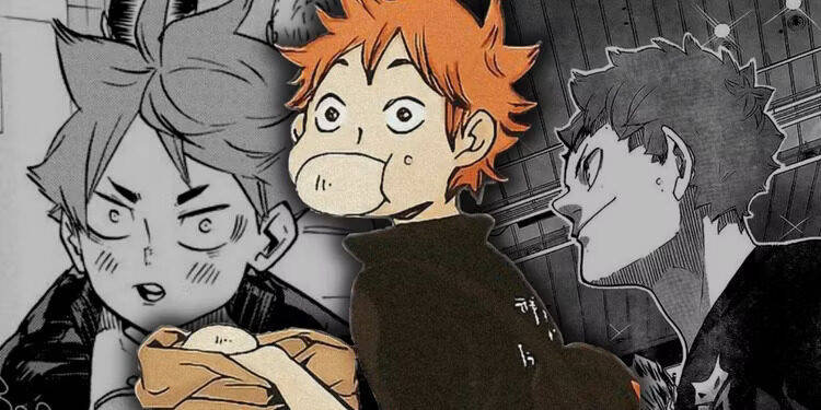 Goofy Hinata Haikyuu Desktop Wallpaper