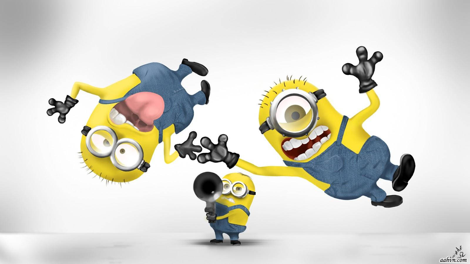 Goofy Minion Desktop Digital Art Wallpaper