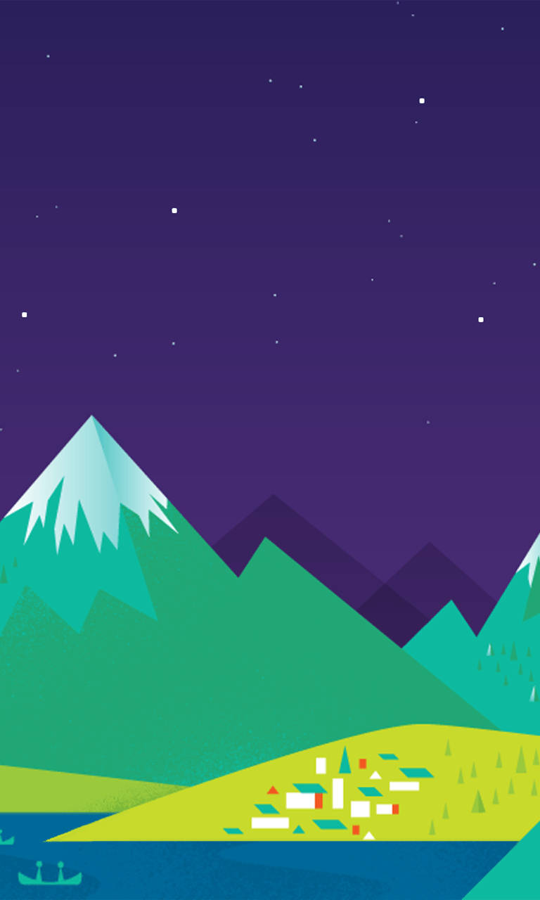 Google Mountains Chrome Theme Wallpaper