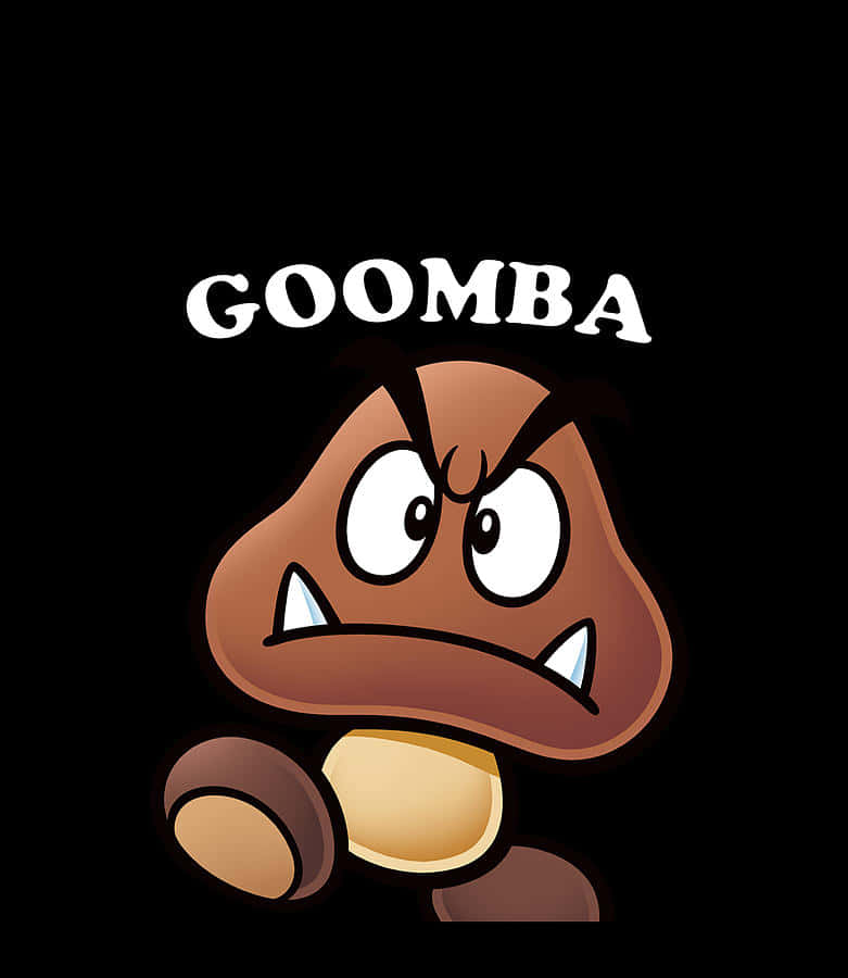 Goomba Character From Super Mario Gaming Series Wallpaper