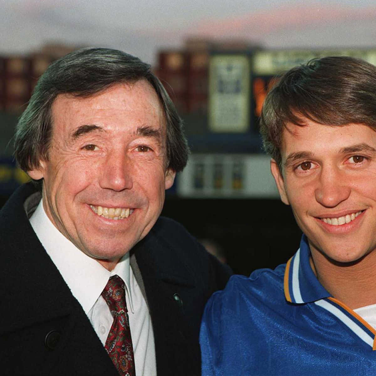 Gordon Banks With Gary Lineker 1995 Wallpaper