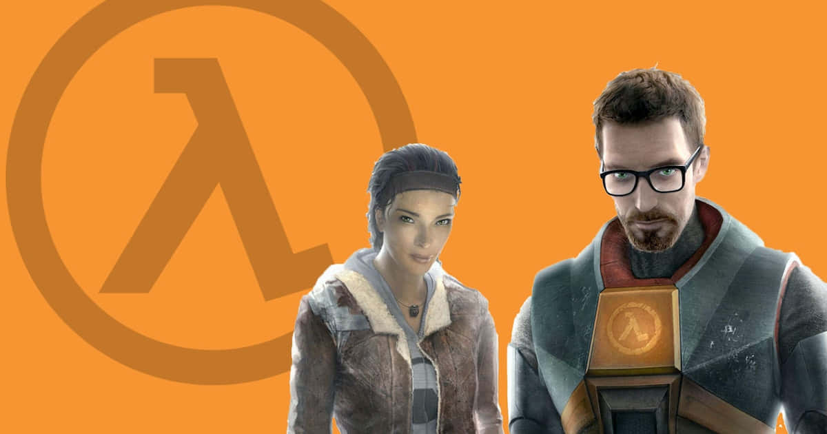 Gordon Freeman And Half-life Characters In Action Wallpaper