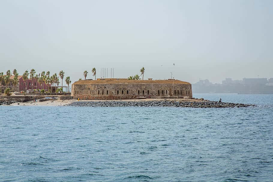 Goree Ancient Concrete Structure Wallpaper