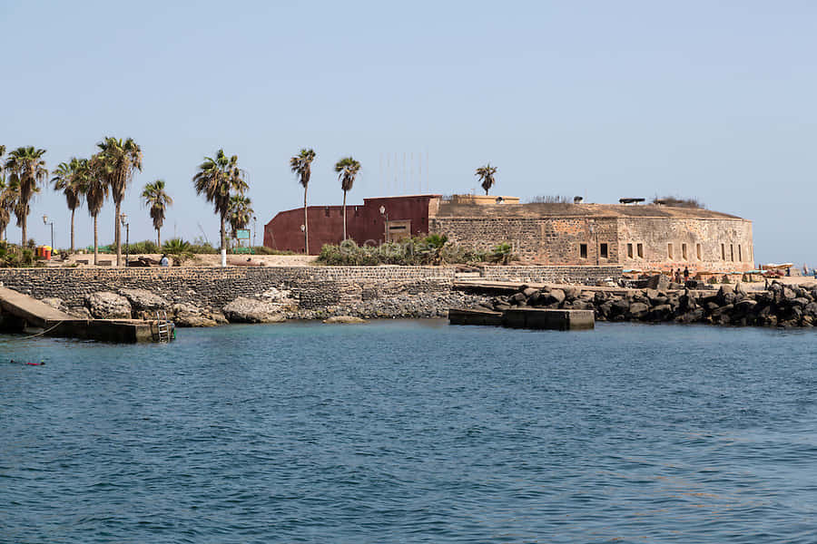 Goree Island Rocky Port Wallpaper