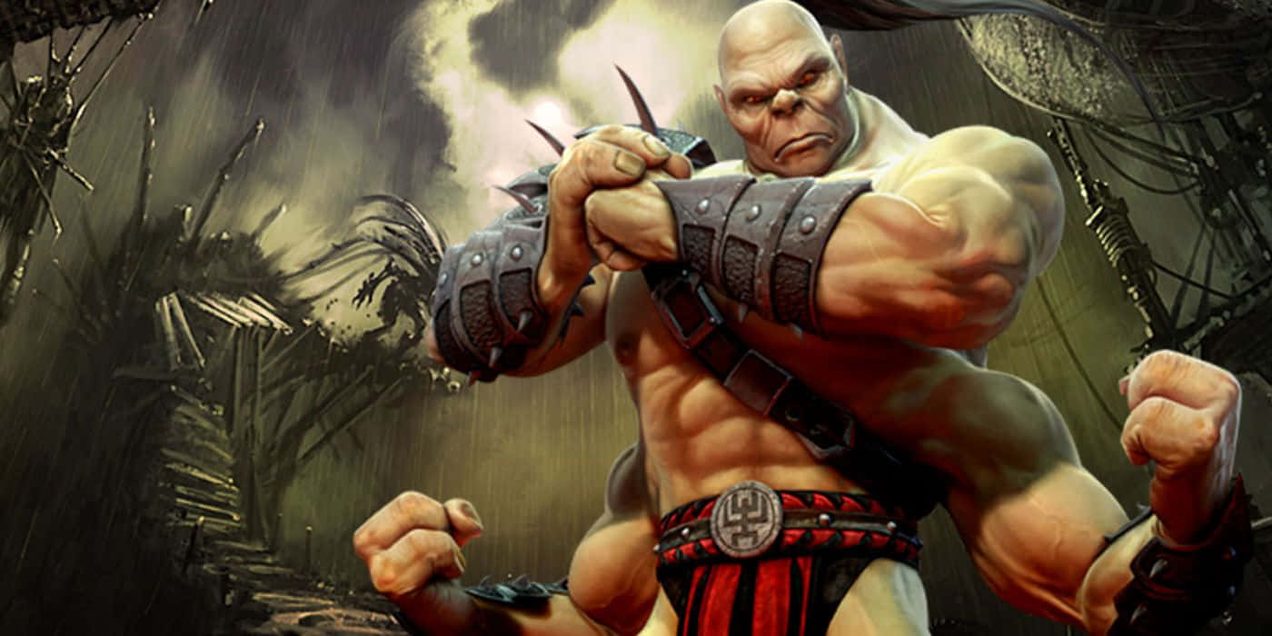 Goro, The Four-armed Shokan Warrior Of Mortal Kombat Wallpaper