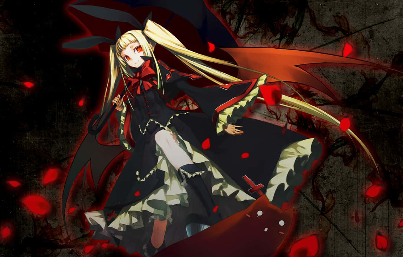 Goth Anime Girl Rachel Alucard Wallpaper