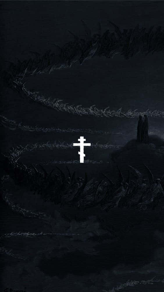 Gothic_ Cross_ Amidst_ Darkness Wallpaper