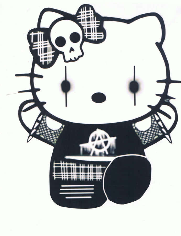 Gothic Hello Kitty Aesthetic Wallpaper