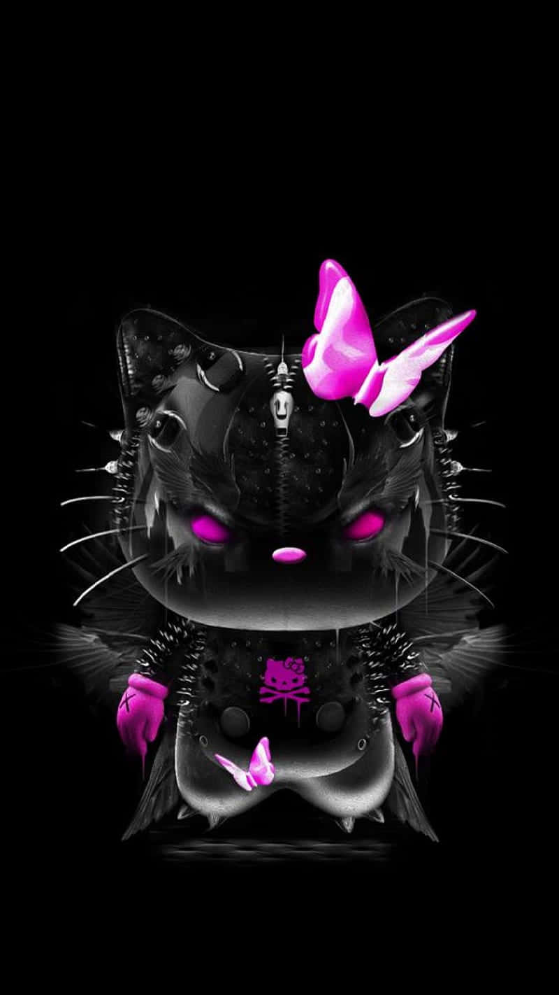 Gothic Hello Kitty Aesthetic Wallpaper