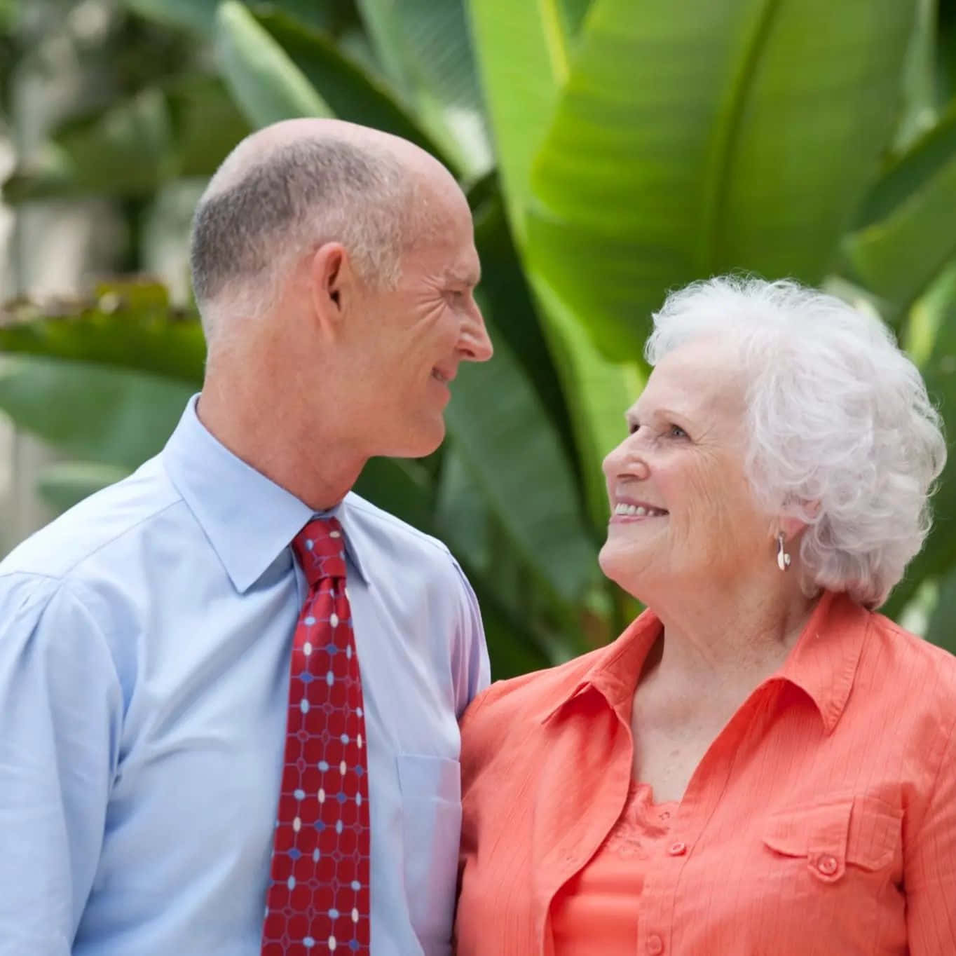 Governor Rick Scott And Esther Scott Sharing A Light Moment. Wallpaper